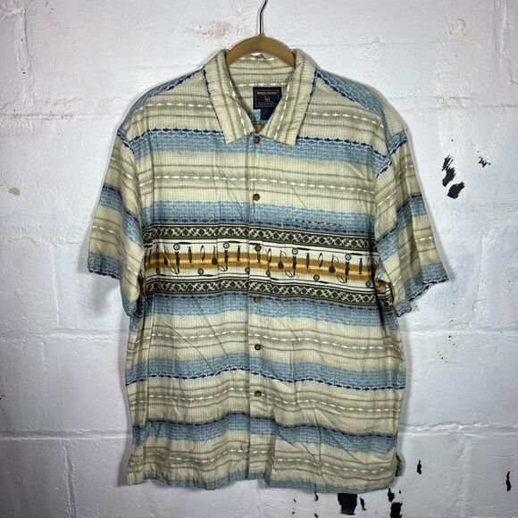 Vintage Woolrich Fishing Button Up Shirt - Picture 1 of 7